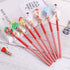 Christmas Stationery 5pcs/lot Santa Claus Snowman Tree Pencil with Eraser Cap for School Office Supplies - menochic